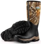 TideWe Hunting Boot for Men, Insulated Waterproof Durable 16inch Men's Hunting Boot, 6mm Neoprene and Rubber Outdoor Boot Realtree Edge Camo